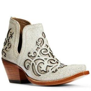 ARIAT Dixon White Glitter Bootie